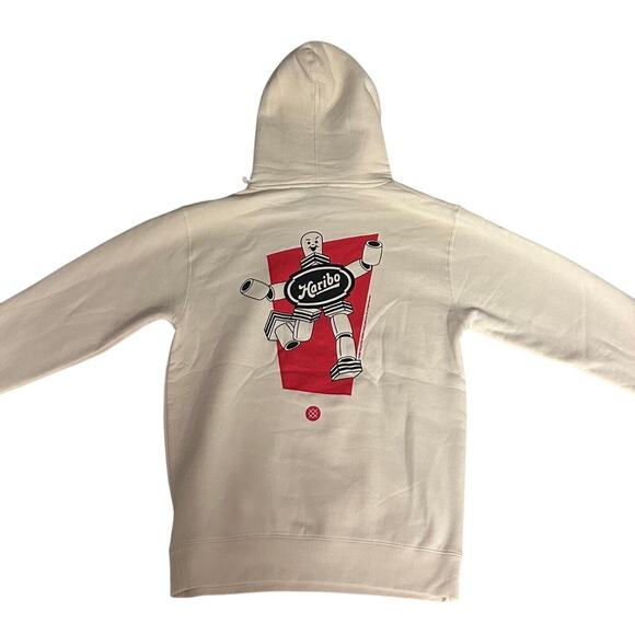 Haribo Candy x Stance Collab Hoodie Sketch Graphic Cream Medium Streetwear NWOT - Picture 5 of 7
